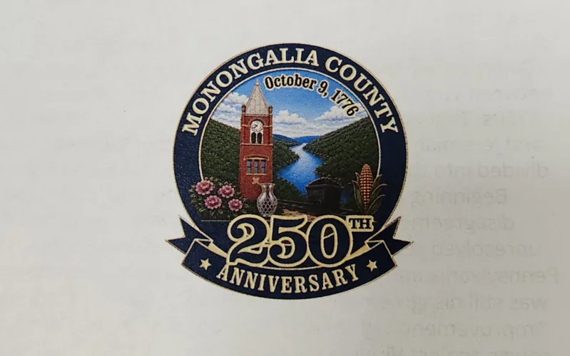 Clerk's office marking Monongalia County's semiquincentennial